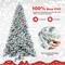 Costway 9ft. Unlit Snow Flocked Artificial Christmas Tree
